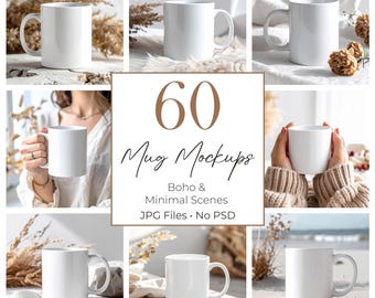 Muggmodeller med bohemisk livsstil, 60 naturliga ekologiska scener, JPG-filer, digital nedladdning