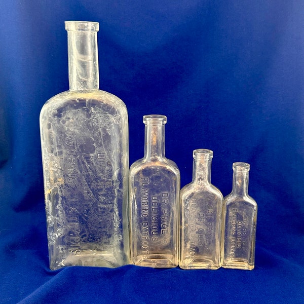 Antique Extract Bottles Etsy