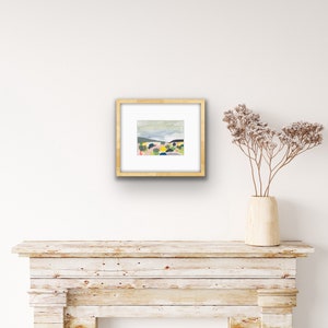 Original abstract landscape, framed art, home decor, original art, modern living, fine art, FREE SHIPPING image 2