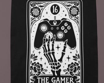 Baumwolltasche "The Gamer", Einkaufstasche, Unibag, Geschenk für Sie, Geschenk für Ihn - Tote Bag