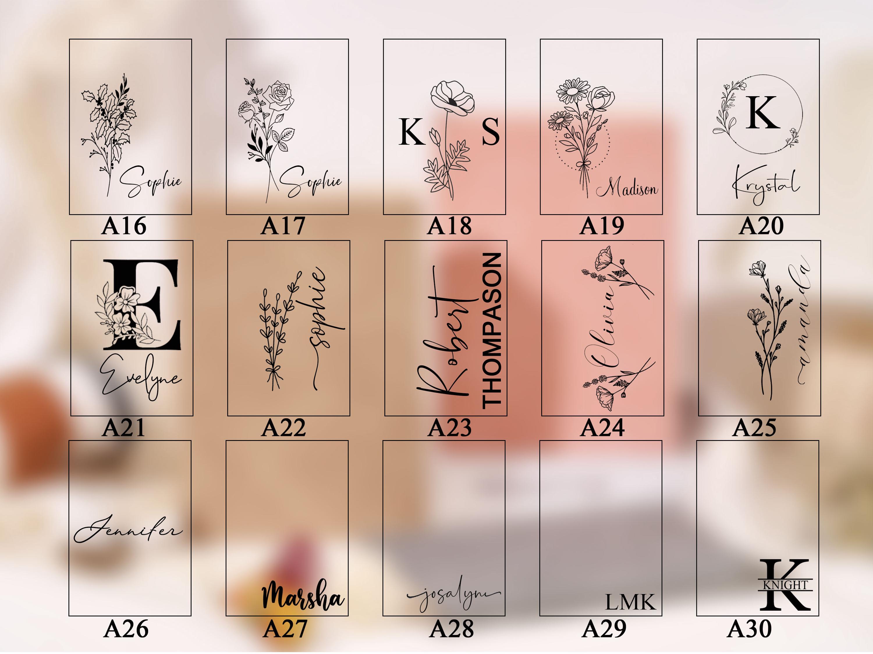 Personalize Journal, Birth Flower Name Journal, Custom Notebook Floral Monogram & Name Diary,Gifts for Sister,Book Lover Gift,Birthday Gift