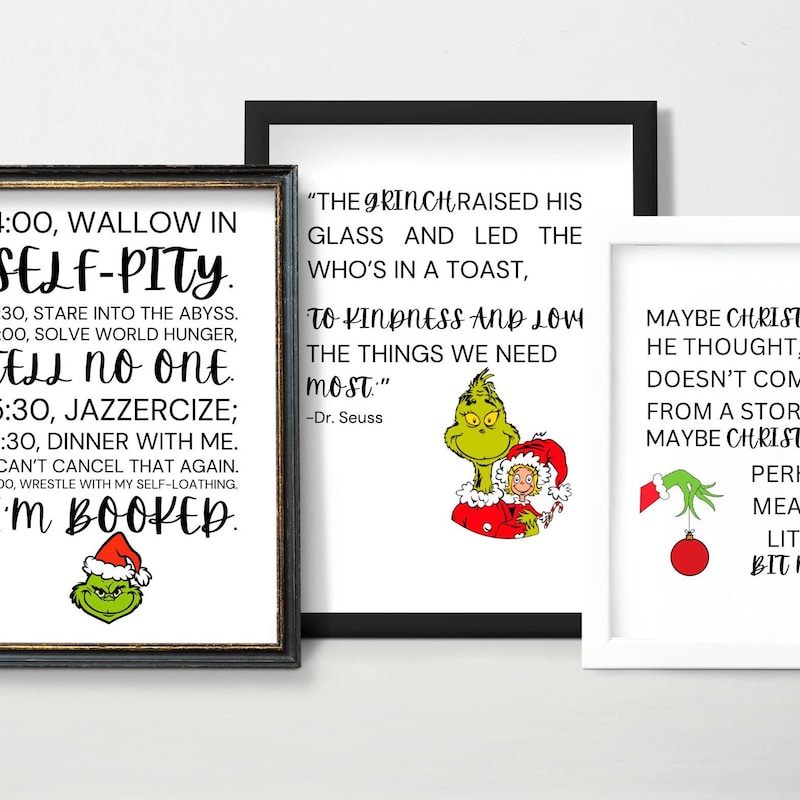 Grinch Quote - Etsy