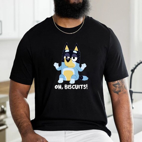 Oh Biscuits Bluey T-shirt Dad T-shirt 