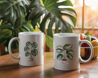 Taza floral, Taza personalizada, Taza personalizada, Taza de 11 oz, Diseño simple, Acuarela, Persent para novia, Persent para mamá, Presente para amiga