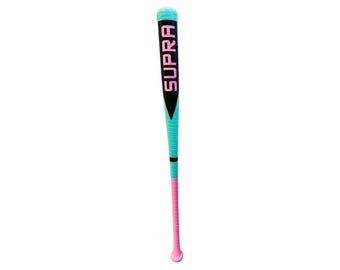 Batte De Baseball Jops Custom Bats - Réplique Plastique Bleue 34 Pouces, 14 Oz