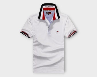 Tommy Hilfiger Herren Classic Fit Poloshirt - Neu mit Tags - Kurzärmeliges Smart Casual Geschenk für Papa