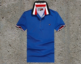 Tommy Hilfiger Mens Short Sleeve Polo Shirt - Classic Fit with Tags - Smart Casual Gift for Dad