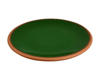 Handmade Clay Terracotta Dinner Plates - Set of 8 - Vibrant Colors for Your Table