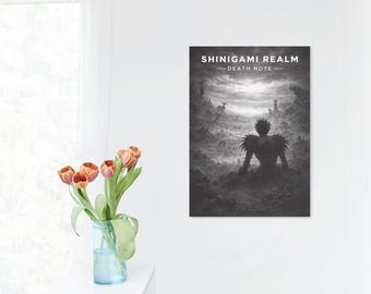 Death Note Royaume Shinigami Poster | Impression d'art esthétique Ryuk Dark Anime (téléchargement instantané)