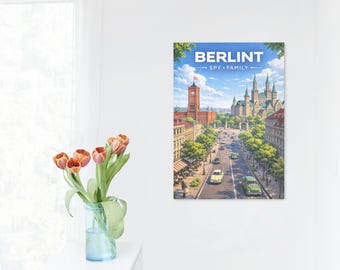 Spy x Family - Poster Berlint | Anime City Art imprimable (téléchargement instantané)