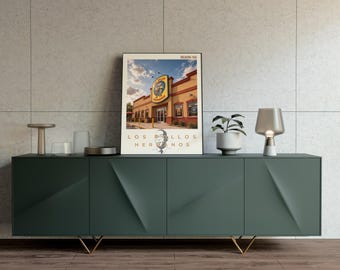 Art mural Hermanos Los Pollos à imprimer | Poster inspiré de Breaking Bad | Téléchargement numérique