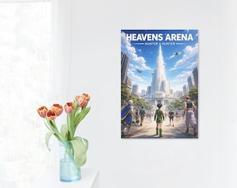 Hunter x Hunter - affiche de l'arène des cieux | Anime Tournament Arc Art imprimable (téléchargement instantané)