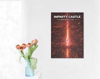 pourfendeur de démons - Château de l'infinité | Impression d'art anime Kimetsu no Yaiba (téléchargement instantané)