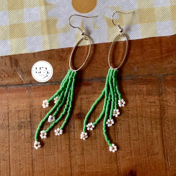 Boucles d'oreilles pendantes Spring Flowers