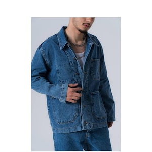 Men&#39;s Denim Jacket,Jeans Jacket,Jeans Coat ,Blue Denim Jacket,Black Denim Jacket,Worker American Jacket,Denim Trucker Jacket