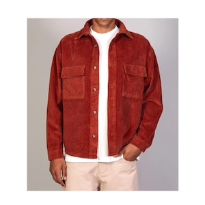 Corduroy herenjack: retro casual katoenen winterjas