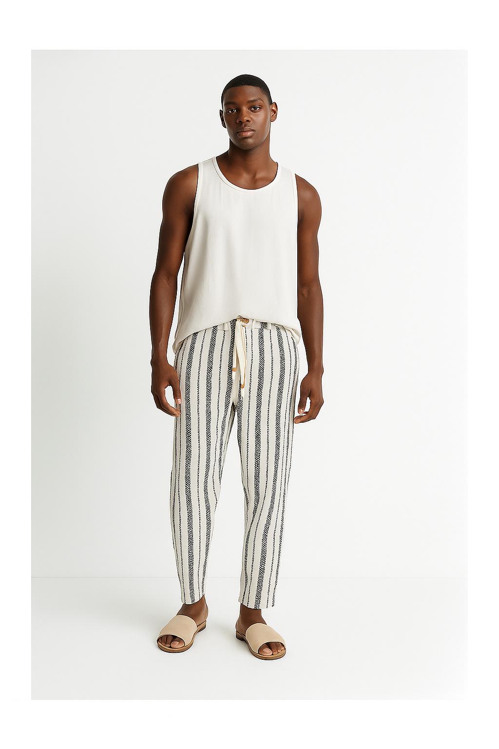 Mens Vintage Striped Pants - Etsy