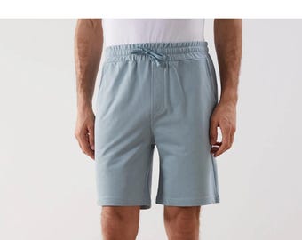 Cotton Men&#39;s Lounge Shorts: Breathable Summer Homewear