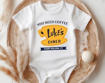 Luke's Diner Onesie® | Available in SS Onesie® LS Onesie® | 100% Premium Cotton OS1349513257
