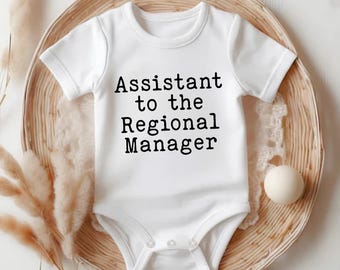 Assistant to the Assistant Regional Manager Onesie®, Funny The Office Baby Onesie, Dwight Schrute Onesie®, Funny Baby Gift 21639NN