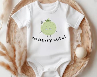 So Berry Cute Baby Onesies® Brand Blueberry Baby Outfit Cute Blueberry Baby Shower Gift for Baby Funny Cute Baby Gift Fruits Food 21B4NN