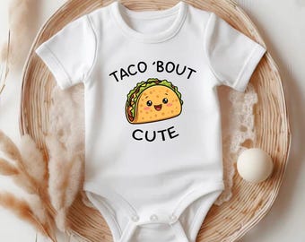 Taco &#39;Bout Cute Baby Onesie® - Mexican Baby Onesie® - Cute Taco Onesie® OS671503508
