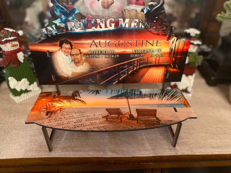 Custom Keepsake Memorial Bench - Etsy