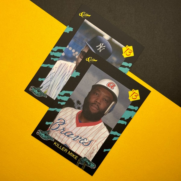 Run the Jewels Baseball Cards / Killer Mike / El-P / RTJ / Rap / Hip Hop