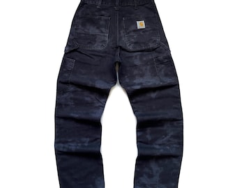 Carhartt WIP - Pantalon chromé simple genou Noir Taille 29 x 32