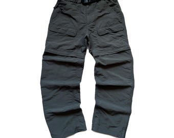 Vintage The North Face Convertible Trekking Cargo Pants Grey Size M