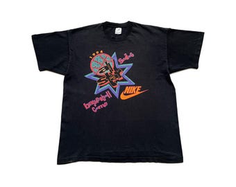 Vintage 90s Nike Urban Jungle Gym Peace Logo Spike Lee Black