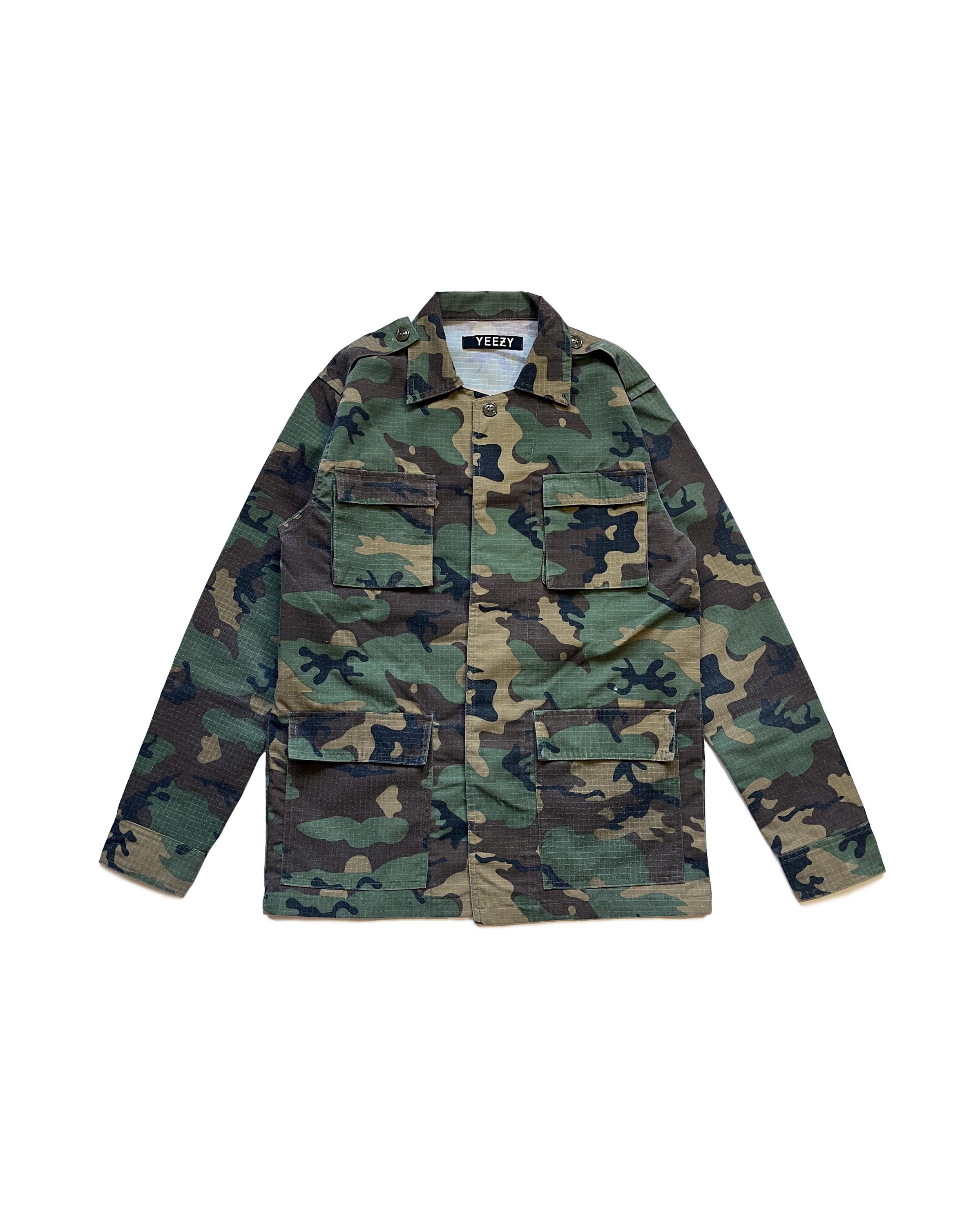 PABLO Kanye West 迷彩 ミリタリー ジャケット　一点もの　XL PABLO Kanye West 迷彩 ミリタリー ジャケット 一点もの XL
