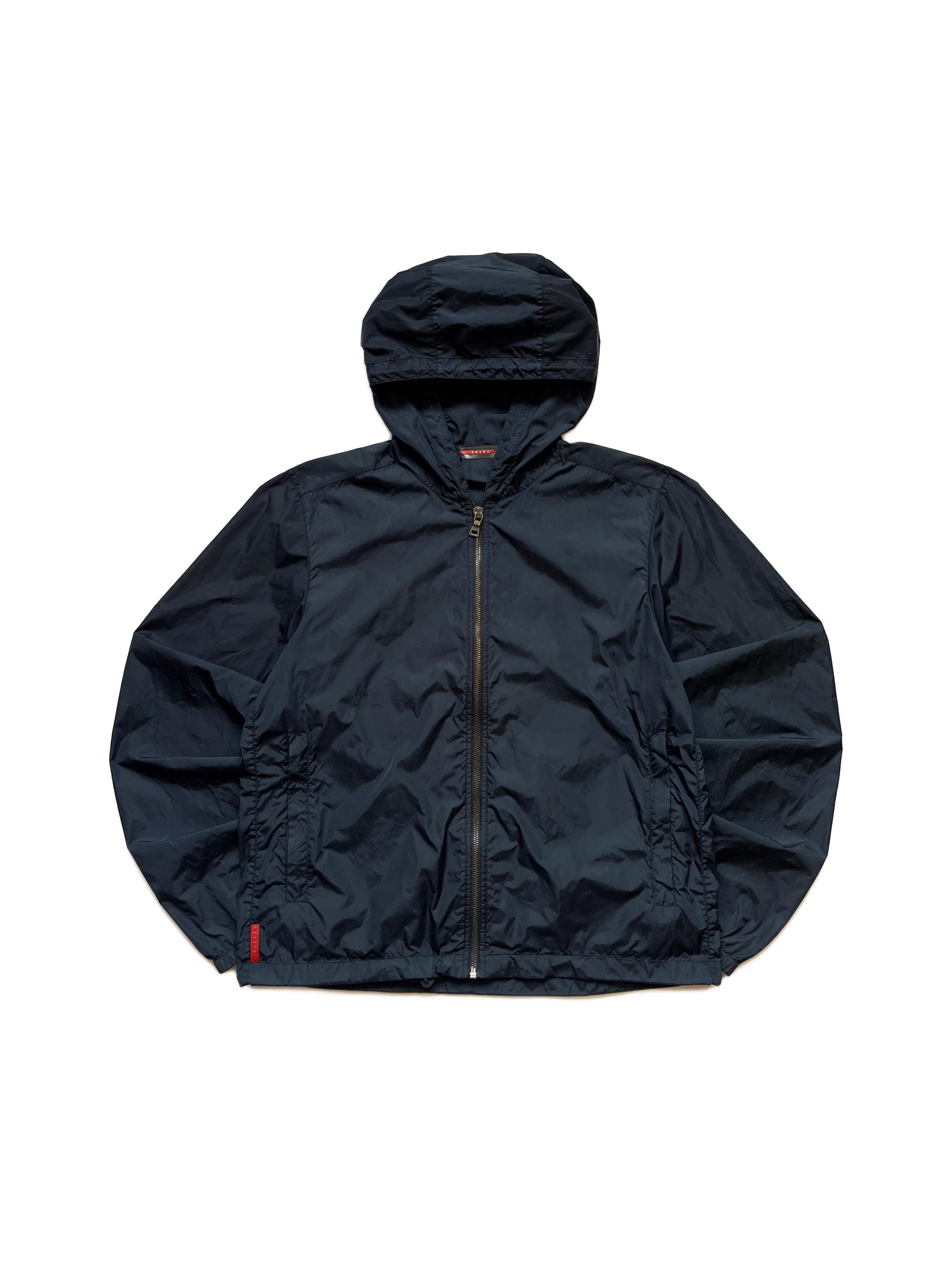 ジャケット・アウター VINTAGE PRADA ITALIAN SPORTS 2010's] Old Prada Linea Rossa NYLON REVERSIBLE ZIP UP JACKET
