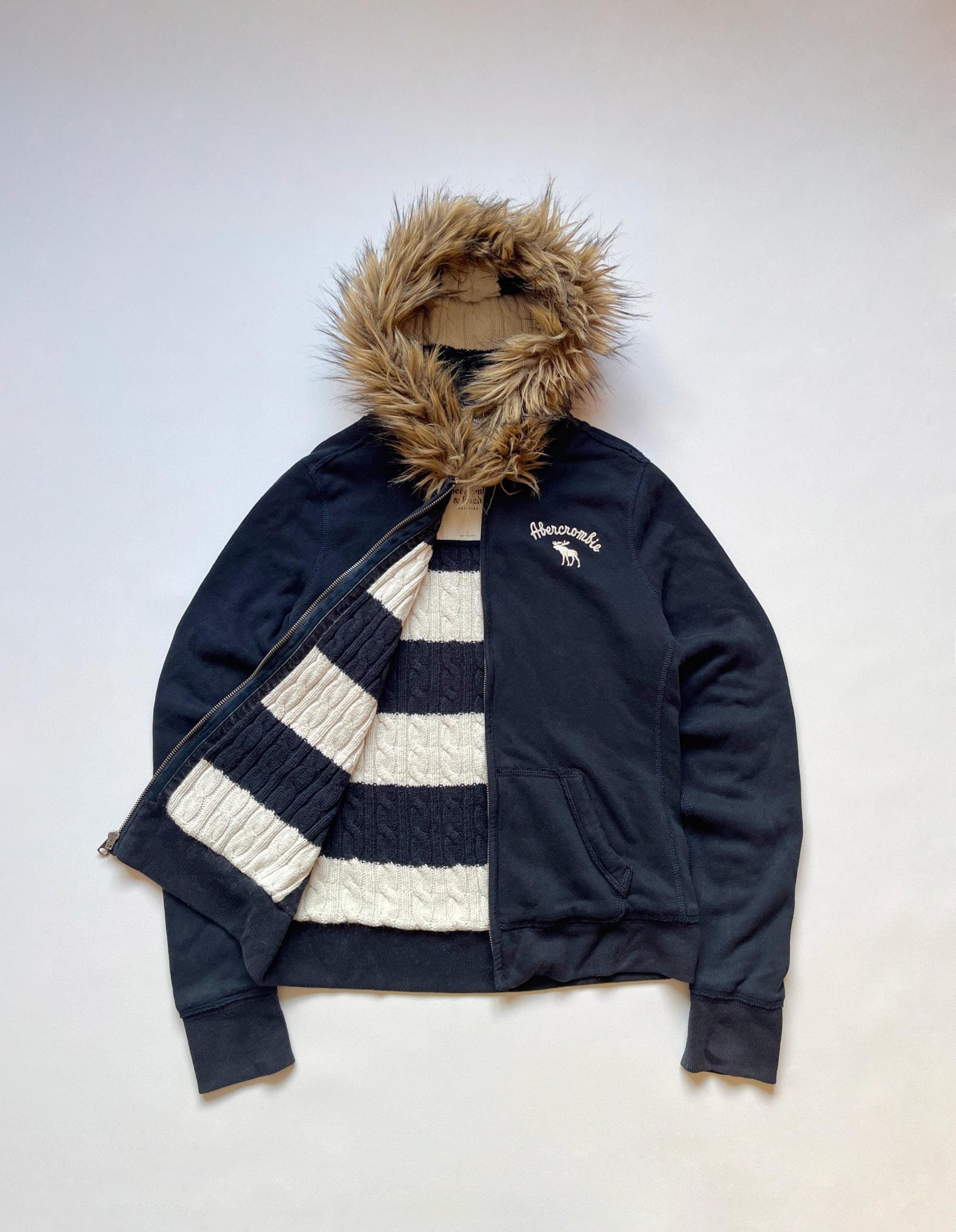 アバクロ vintage レア 希少品 ファーパーカー 90s りな】さん専用 アバクロ ファーパーカー - メルカリ