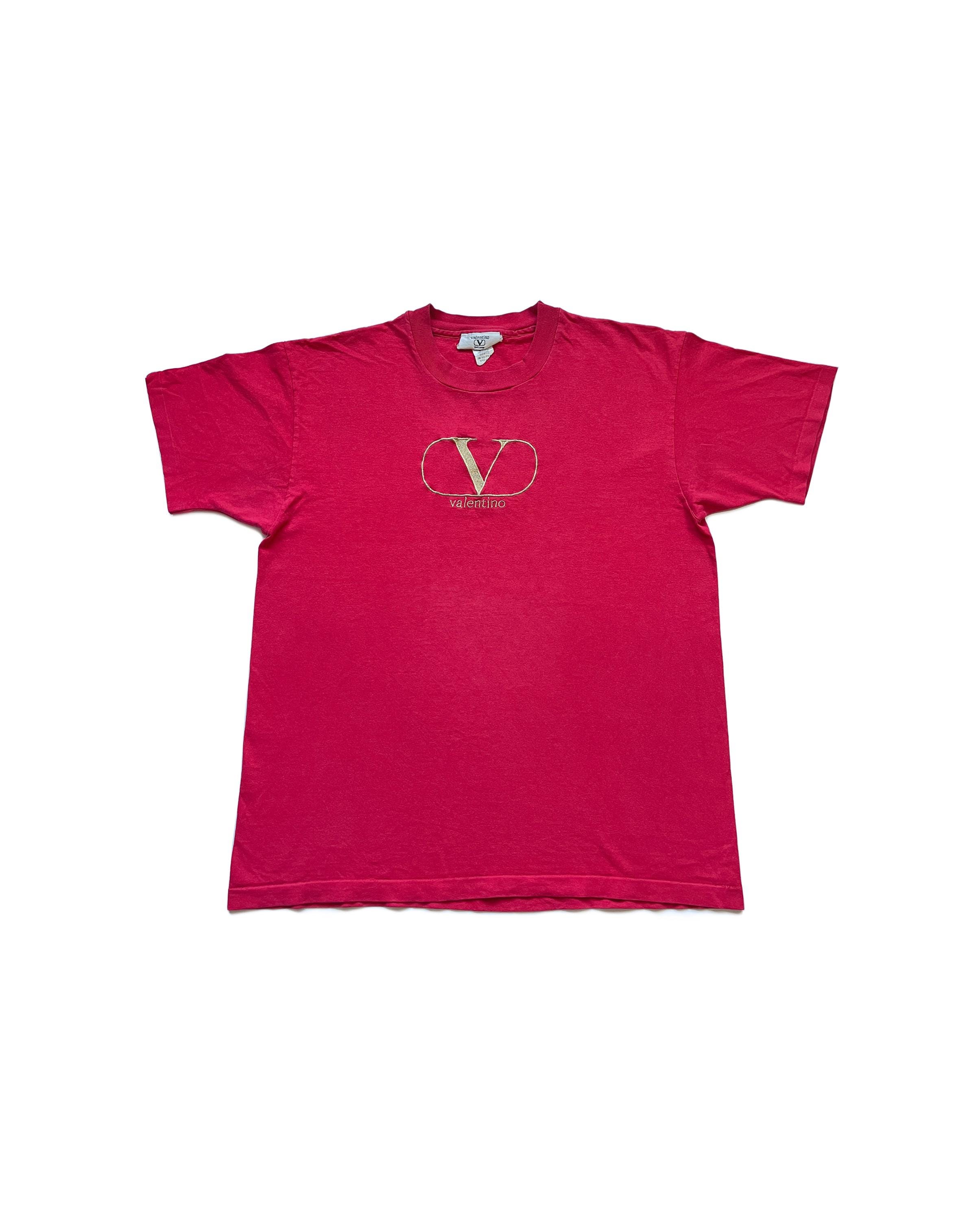 トップス 80's 90's VALENTINO CHEMISES Print Tee 80's 90's VALENTINO CHEMISES Print Tee