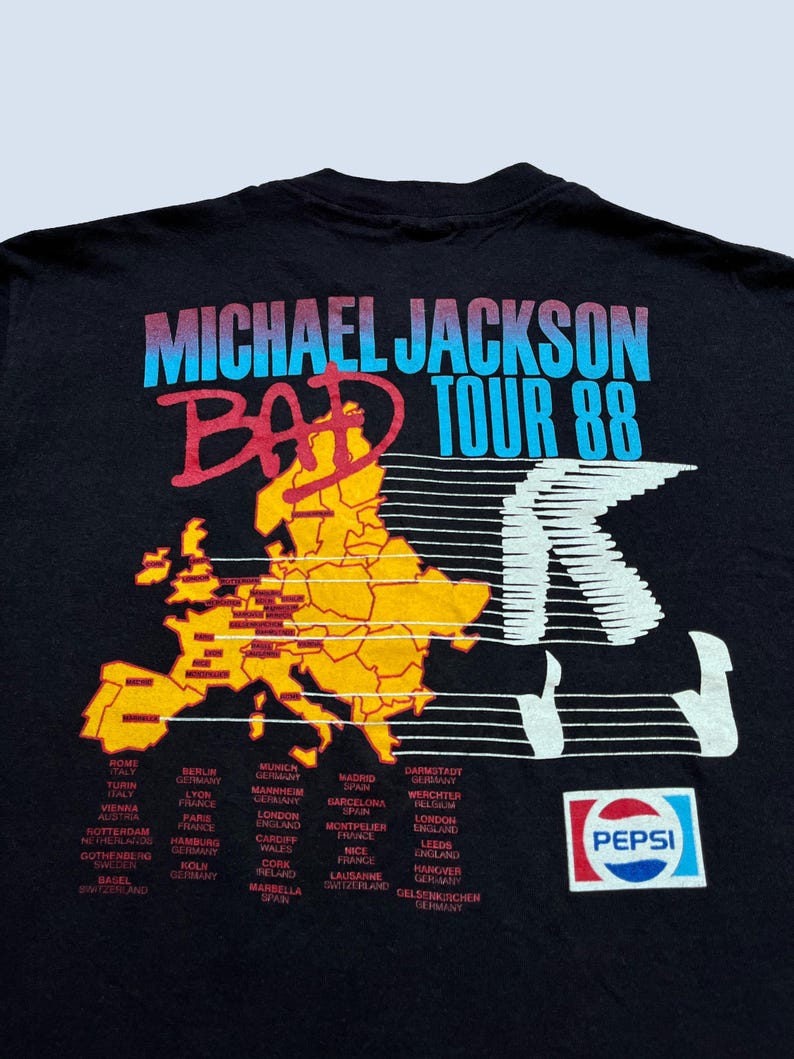 Michael Jackson Tour Shirt