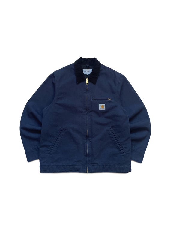 Carhartt WIP OG Detroit Jacket Dark Navy Size M - Etsy