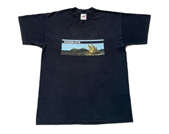 Camiseta vintage de la banda de rock Audioslave de 2002, negra, talla L