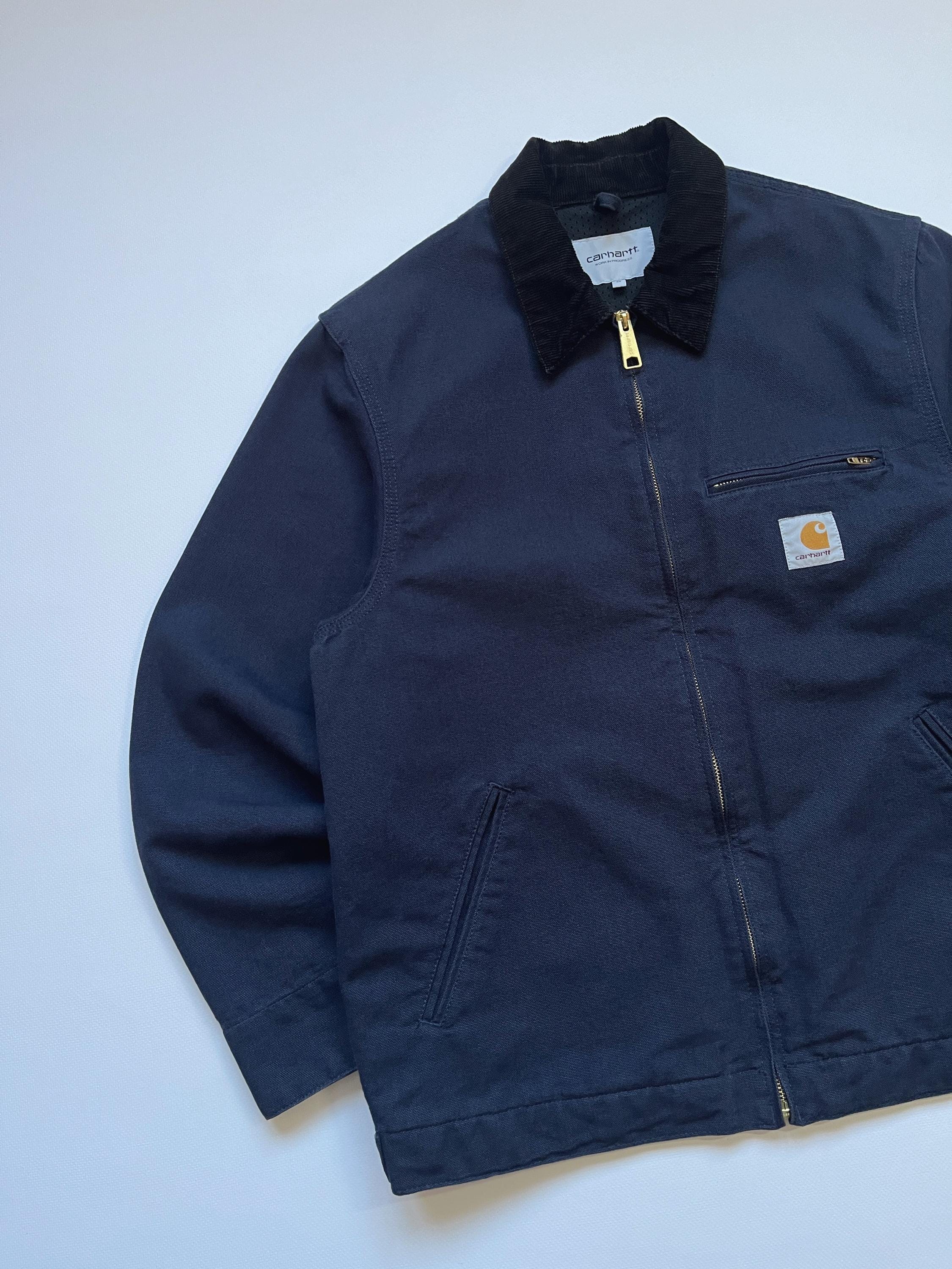 Carhartt WIP OG Detroit Jacket Dark Navy Size M - Etsy Carhartt WIP OG Detroit Jacket Dark Navy Size M - Etsy