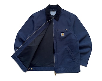 Vintage Made in USA Navy Blue Detroit Carhartt Jacket - Etsy