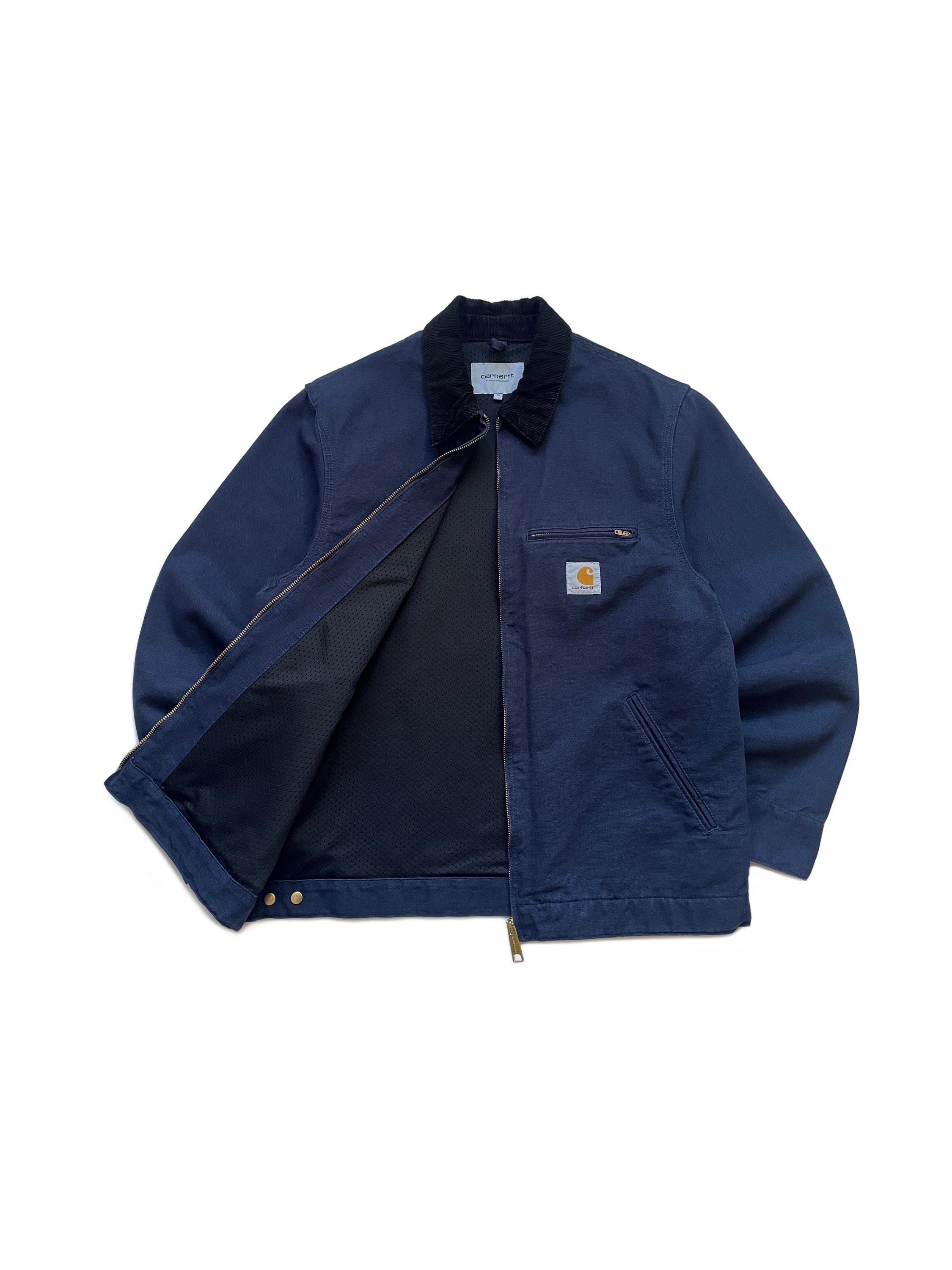 Carhartt WIP OG Detroit Jacket Dark Navy Size M - Etsy