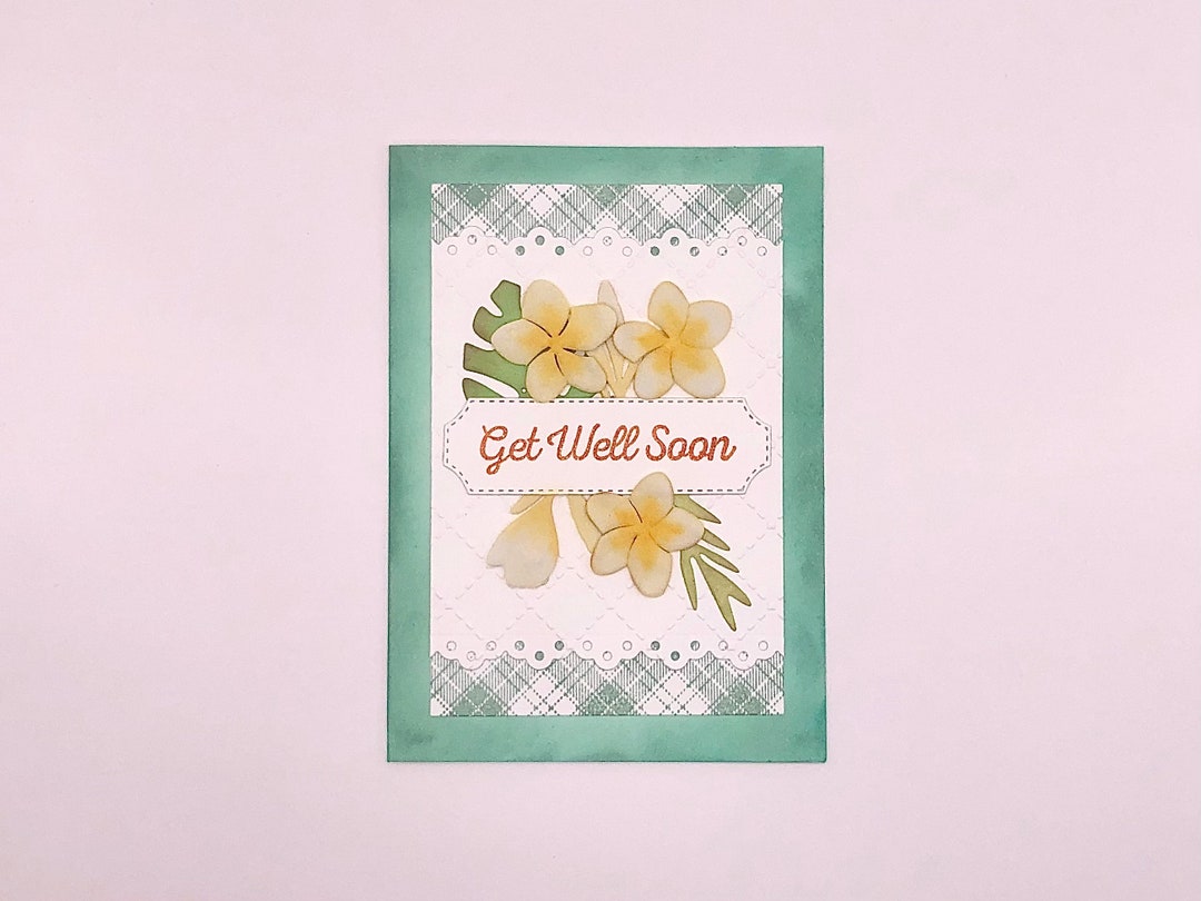 Get Well Soon Card, Handmade Greeting Card, - Etsy UK