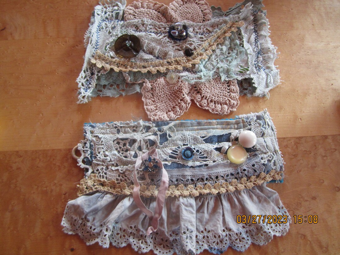 Textile Wearable Art Pins Artsy Cuffs Small Clusters Etsy