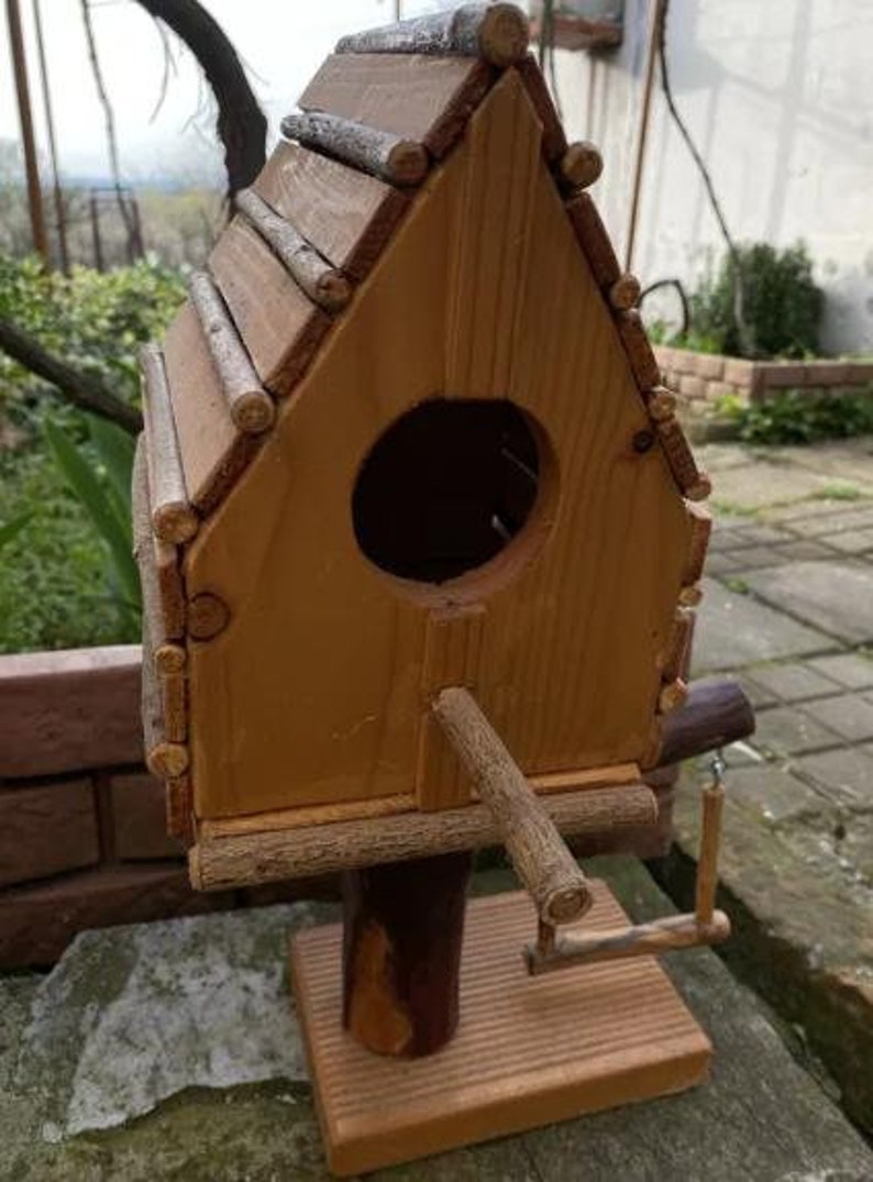 Handmade wooden birdhouse image 2