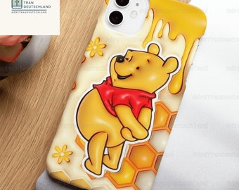 Winnie The Pooh Iphone Case, Winnie The Pooh Phone Cover, Disney Phone Case, Pooh Disney Phone Cover, Pooh Bear Phone Accessories