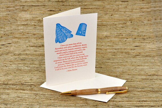 Under Milk Wood Anniversary Today >> I Love You More Than All The Flannelette And Calico Dylan Etsy Under Milk Wood Anniversary Today >> I Love You More Than All The Flannelette And Calico Dylan Etsy