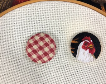 Chicken Needle Minder Needle Nanny Needleminder Needle Keeper Embroidery Cross Stitch Needlepoint Supplies Magnetic Magnet Stitching Gift