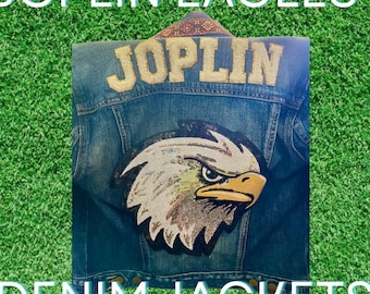Eagles Embellished Denim Jacket  - The Diane