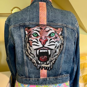 Embellished Denim Jacket - The Kamie