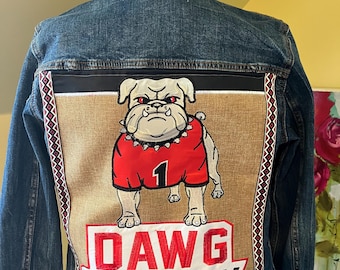 Georgia Dawgs Embellished Jacket- The Patsy